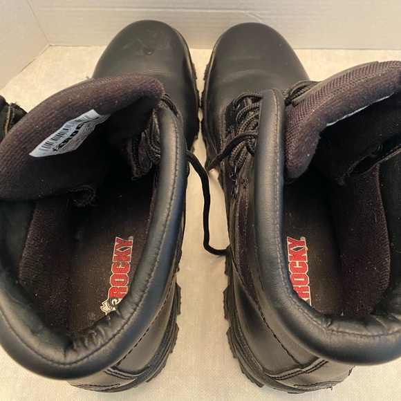 Rocky Men’s Alpha Force, Black Composite Toe Work Boots, Size 12 - Picture 5 of 7